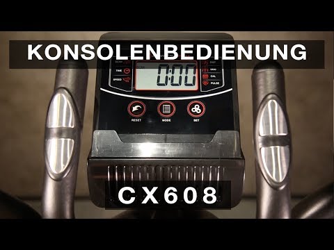 Sportstech CX608 - Konsolenbedienung