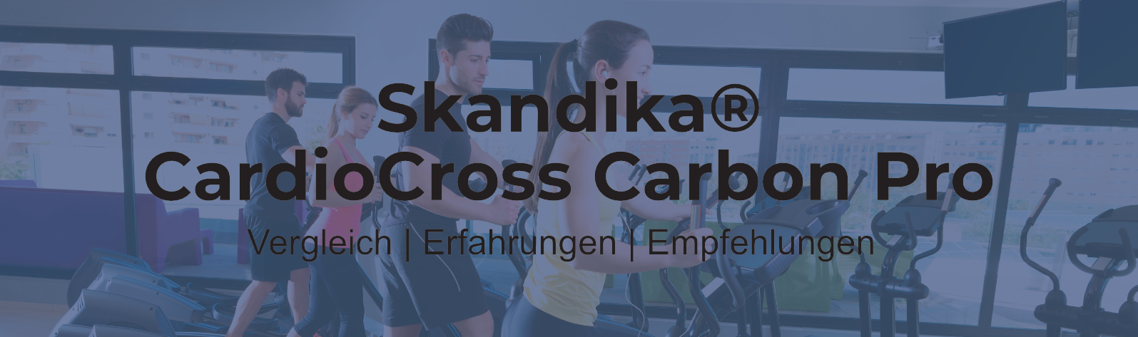 skandika Crosstrainer CardioCross Carbon Pro SF-3200